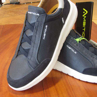 Pantofola in vitello blu fodera pelle soletto memory f.do gomma ultra light