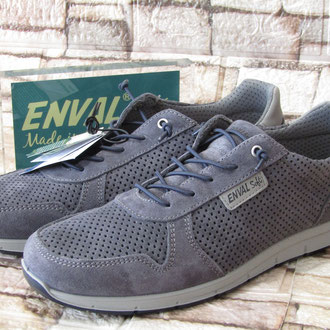 Sneacker in camoscio e bluette laccio elastico soletto estraibile in pelle suola gomma