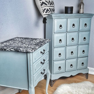 Apotheker Kommode Möbel Limburg Atelier Jennifer Bluhm Antik Retro Home Kreidefarbe