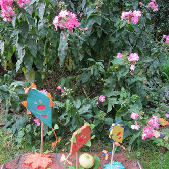 Drachen als Herbstdeko  / kreativ-fraesen