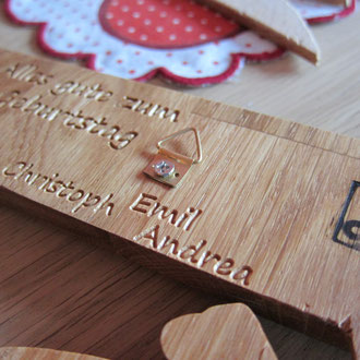 Holz Motorrad Türschild aus Eiche / kreativ-fraesen