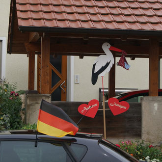 Hochzeit Storch / kreativ-fraesen