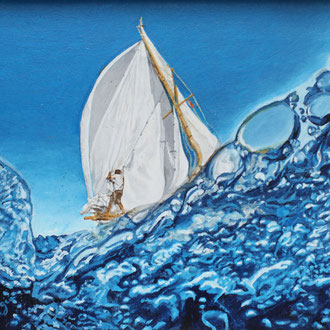 Dipinto Olio su Tela | Leggerezza | Dimensioni: 39x29 cm