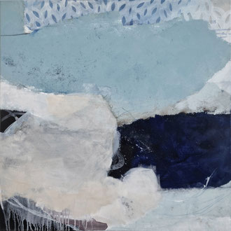Mischtechnik auf Leinwand, 80 x 80 cm, 2022