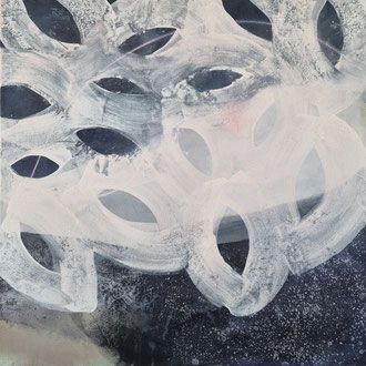 Mischtechnik auf Leinwand, 60 x 60 cm, 2021