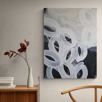 Mischtechnik auf Leinwand, 60 x 90 cm, 2020