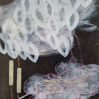 Mischtechnik auf Leinwand, 25 x 30 cm, 2020