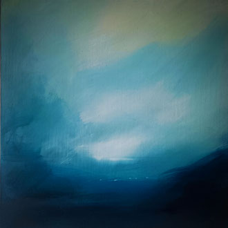 At the end of the world- oil on canvas 50x50cm - 2024 - prezzo 150€ spedizione esclusa 