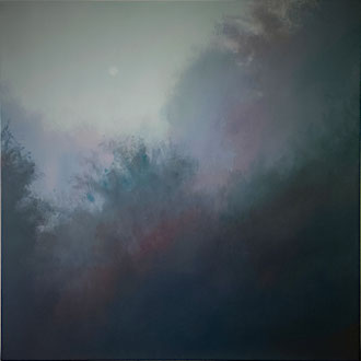 Veil of quiet frequencies- oil on canvas 60x60cm - 2025 - prezzo 250€ spedizione esclusa 