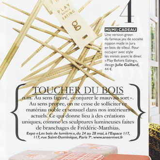 GRAZIA MAGAZINE - PLAY BEFORE EATING - JEU DE BAGUETTES - MAI 2012