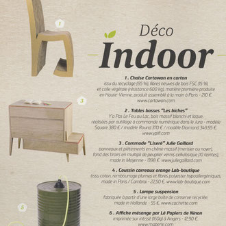 GREEN ATITUDE - COMMODE COLLECTION LISERE - MARS 2015