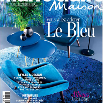 MARIE CLAIRE MAISON - COLLECTION LISERE ET BUREAU MURAL LATITUDE < AOUT 2015