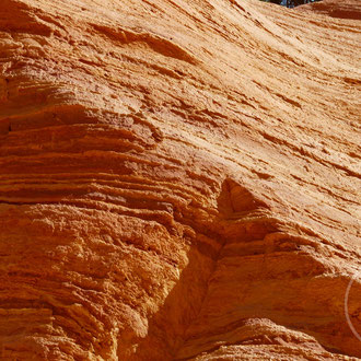 Détail d'ocre - Roussillon (Vaucluse) Provence, Août 2010