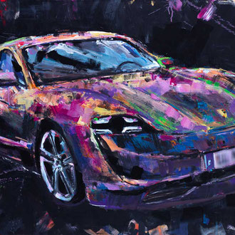 Porsche Taycan Turbo S "Artcar" - 100 x 80