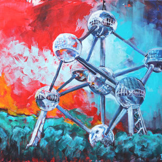 Atomium Brüssel - 100 x 80