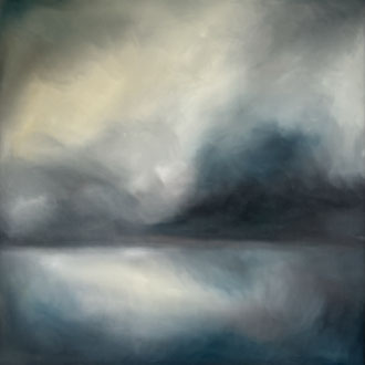 Lichtspiegelung, Öl auf Leinwand, 120x120 cm, 2024