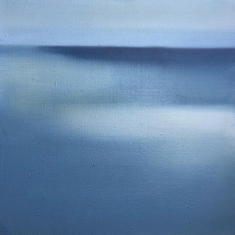 Meer, Öl auf Leinwand, 40x40