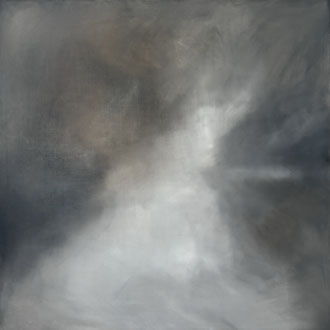 Traunstein, Öl auf Leinwand, 120x120 cm, 2024