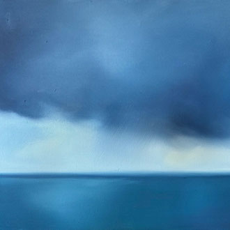 Ligurien, Öl auf Leinwand