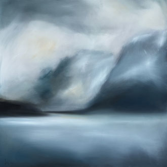 Hallstättersee, Öl auf Leinwand