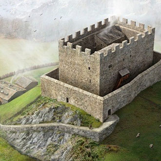 Burg Sola, Rekonstruktionsversuch von Joe Rohrer, 2010