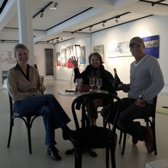 Fabrik der Künste, Hamburg. Unsere Ausstellung Ingeborg Servatius, E. Schulz, R. Peeters und ich