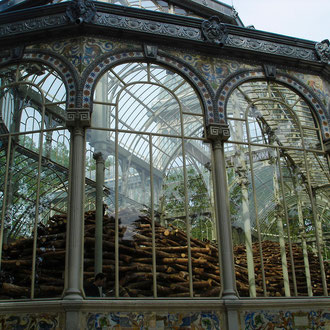 Espagne, Madrid, Parc Retiro, Palais de Cristal