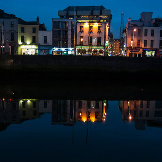 Dublin, reflet sur la Liffey