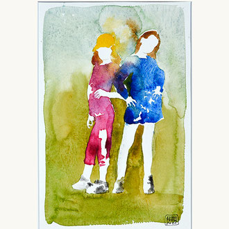 #5 - Aquarelle sur papier 24 cm x 18 cm - FESTOR Astrid © 2021