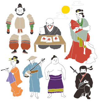 神宮館「島田秀平のニッポン開運ライン」挿絵