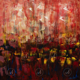 Bild Nr. 25 | Acryl auf Leinwand | 80 x 80 cm | 320€