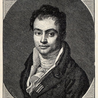 Theodor Gottlieb Hippel (*1776), ausgesprochen geheimer Regierungsrat, ist ein Schulfreund und Serapionsbruder von E.T.A. Hoffmann. [Unbekannter Künstler]