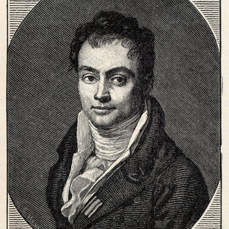 Theodor Gottlieb Hippel (*1776), preußischer Staatsmann und ausgesprochen geheimer Regierungsrat, ist ein alter Schulfreund und Serapionsbruder von E.T.A. Hoffmann. [Unbekannter Künstler]