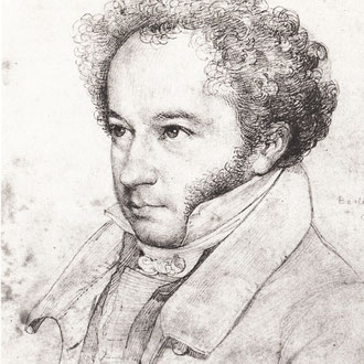 David Ferdinand Koreff (*1783), Naturarzt (und heutzutage Promi-Arzt), ist ein literarischer Freund und Serapionsbruder von E.T.A. Hoffmann. [Wilhelm Hensel]