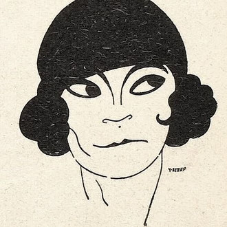 Asta Nielsen (*1881) ist längst kein Filmstar mehr, sondern führt das kleine Gloria-Kino am Rådhuspladsen in København. [Hans Rewald]