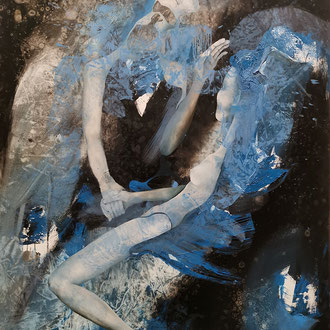 Blauer Kelch, 130 x 90cm, Öl auf Leinwand, 2019-22