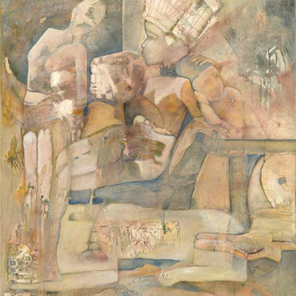 Maria Wirth - Hekate, 120 x 100cm, Öl auf Leinwand, 2023