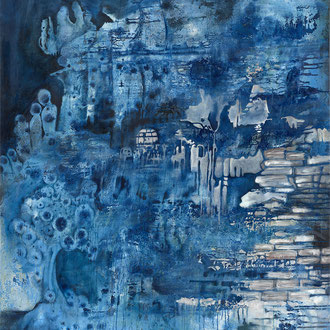 Maria Wirth - City of Books, 160 x 130cm, oil on canvas, 2023