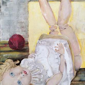 Maria Wirth - Pippa, 42 x 29,7cm, Öl auf Leinen, 2024