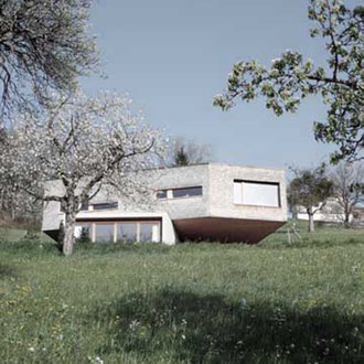 Einfamilienhaus, offenes Wohnkonzept, low-budget  ©2019 Welte Architektur