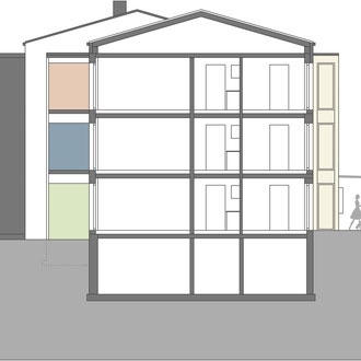 Sozialer Wohnungsbau Dachau - Plan