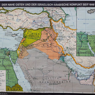 Der Nahe Osten und der israelisch - arabische Konflikt, NR 55, 200 x 145