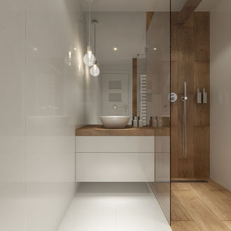Projekt łazienek w  Stratford- Anglia
