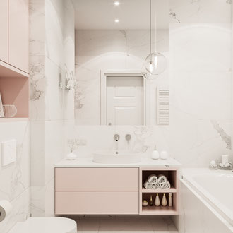 Nowoczesny projekt łazienki w Krakowie