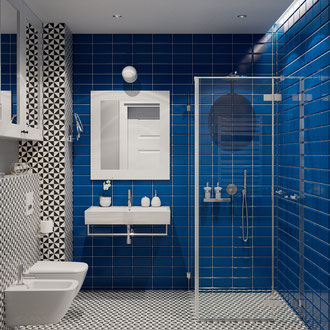 Projekt wnętrz łazienki w stylu vintage