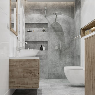 Nowoczesny projekt łazienki w Krakowskim mieszkaniu