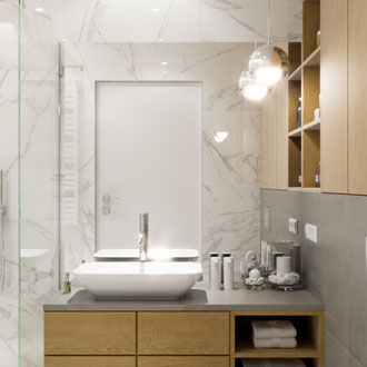 Projekt wnętrza łazienki