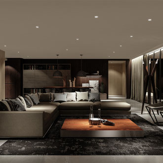 Projekt nowoczesnego salonu w Rzeszowie