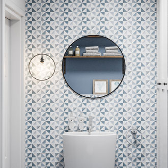 Projekt łazienki w skandynawskim domu