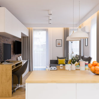 Projekt wnętrza funkcjonalnego mieszkania